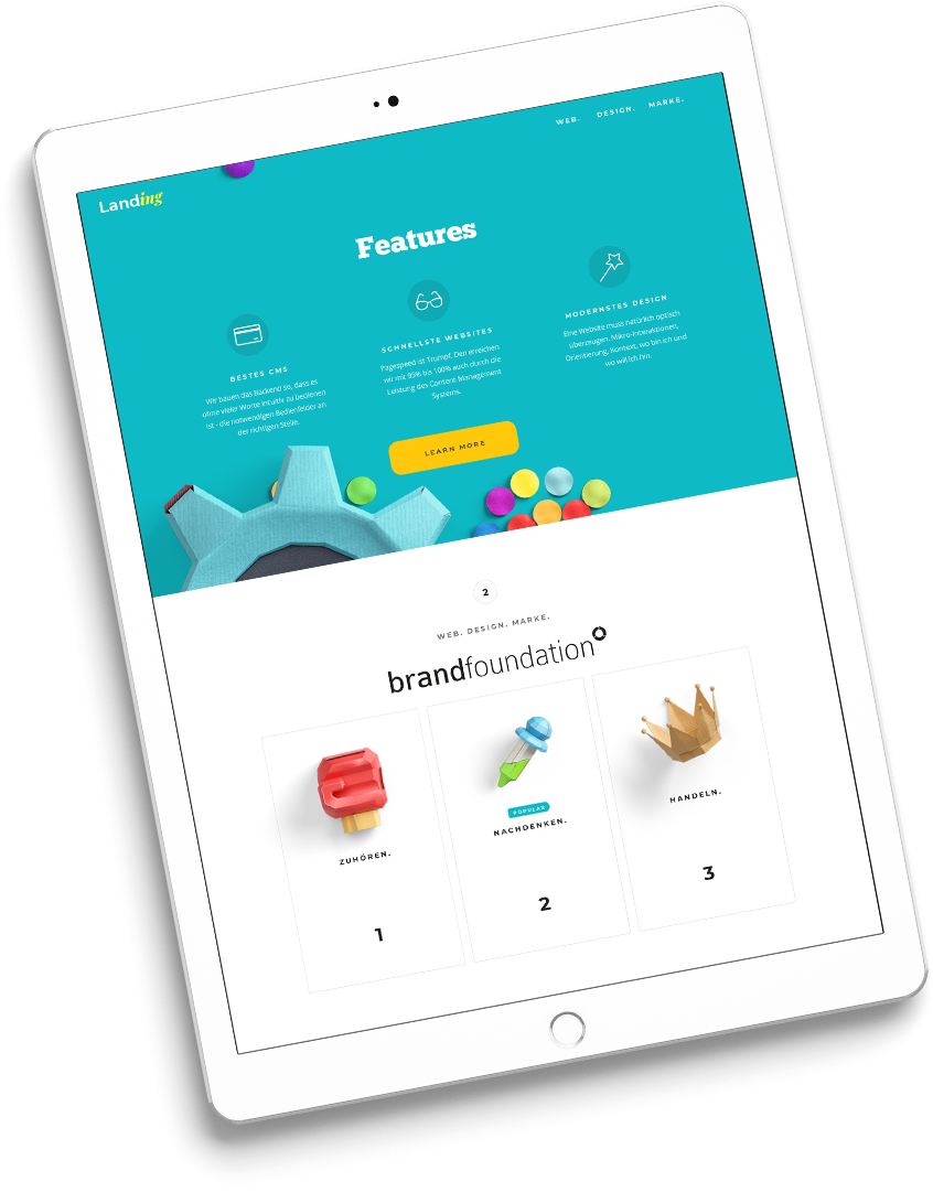 Website-Landingpage